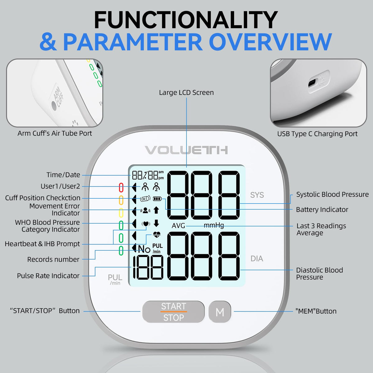 Pediatric Blood Pressure Cuff U47079