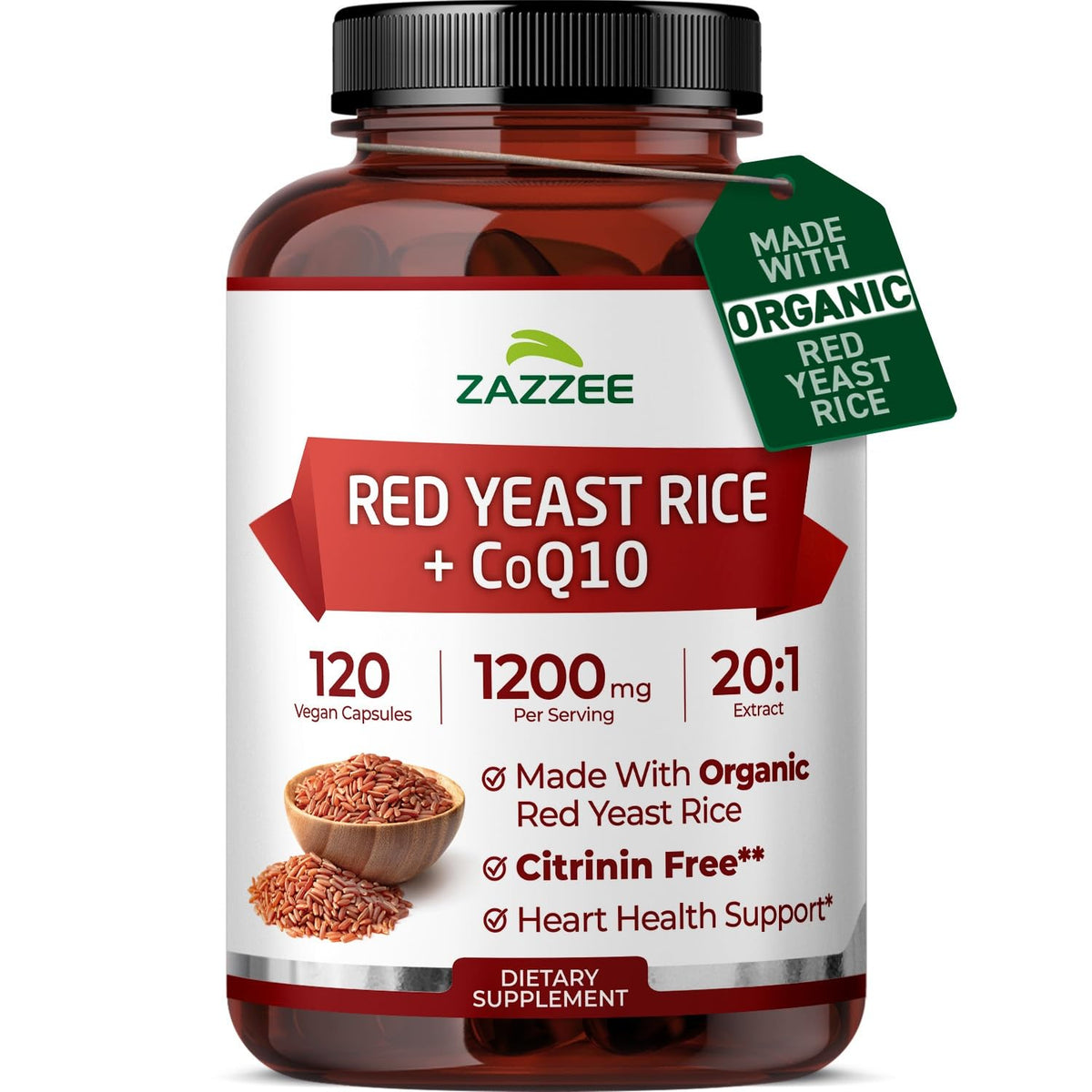 Organic Red Yeast Rice Extract with CoQ10 M1067