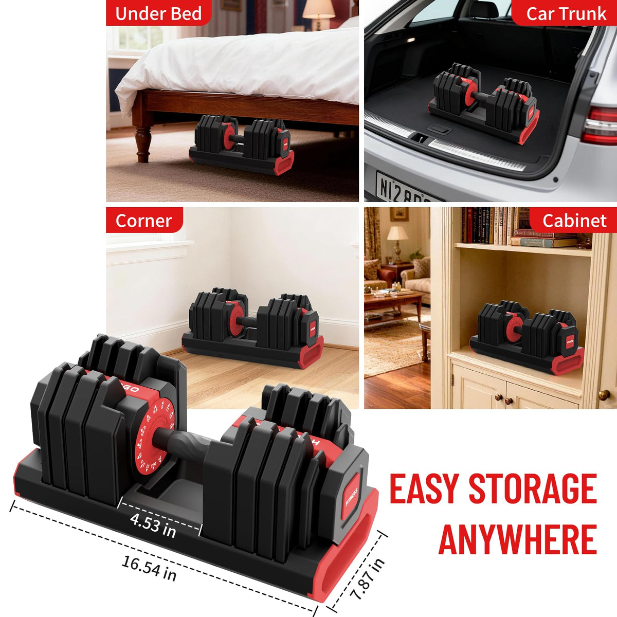 15 in 1 Adjustable Dumbbell Weight Q1762