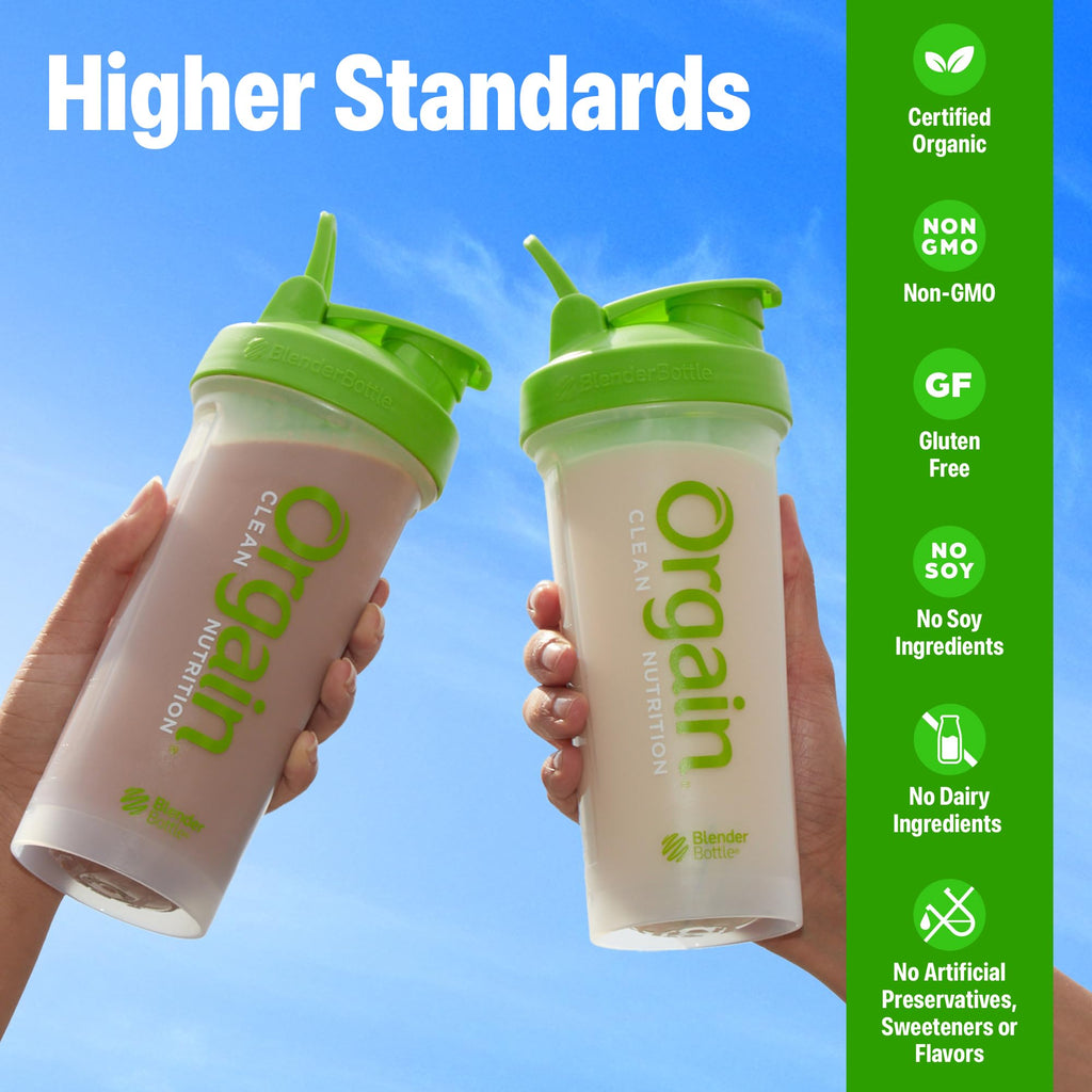 Organic Vegan 30g High Protein Powder Vanilla 2.01 lb J559114