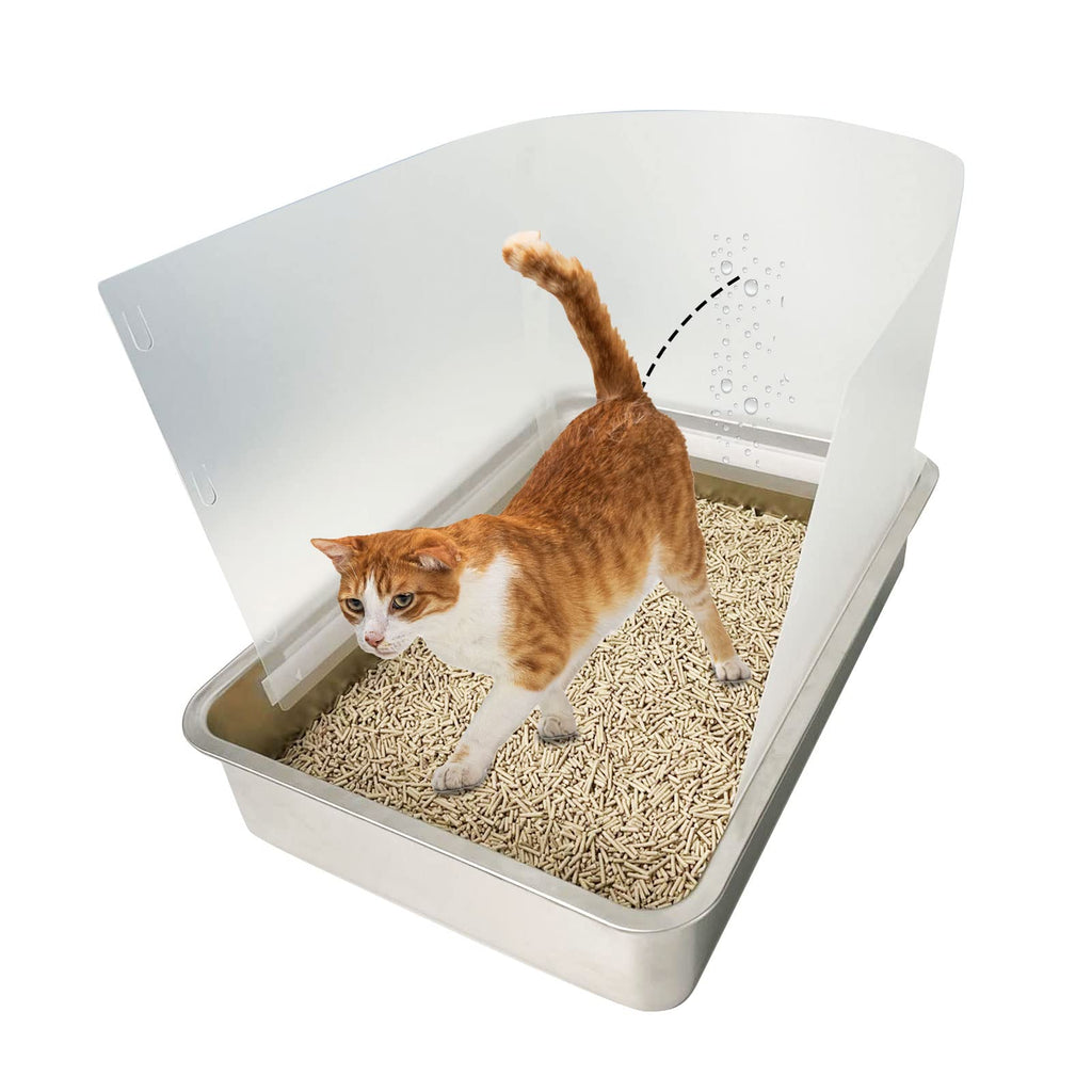 Connectable Cat Litter Box Pee Shield Splash Guard S5429