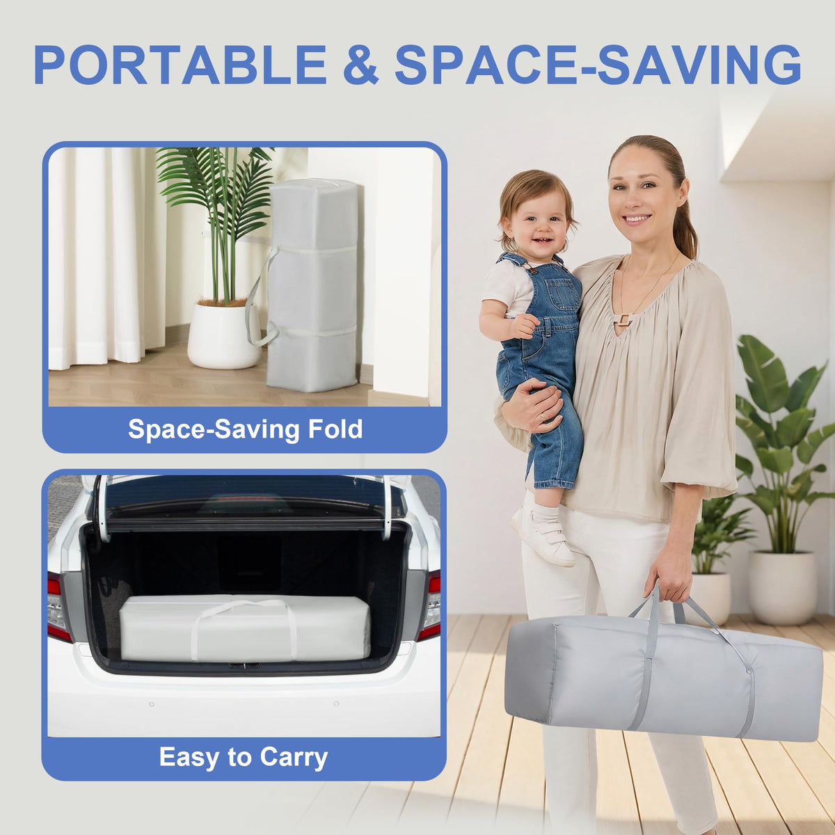 Foldable Baby Playpen D8036