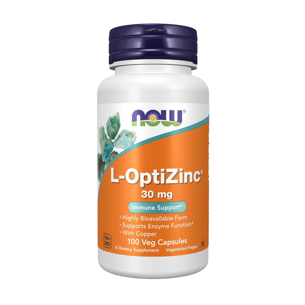L-OptiZinc 30 mg with Copper 100 Veg Capsules X560