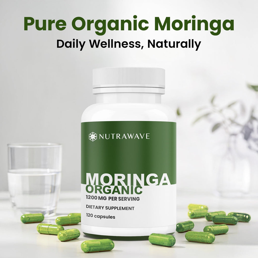 Organic Moringa Capsules 1200mg 120 Capsules W668560