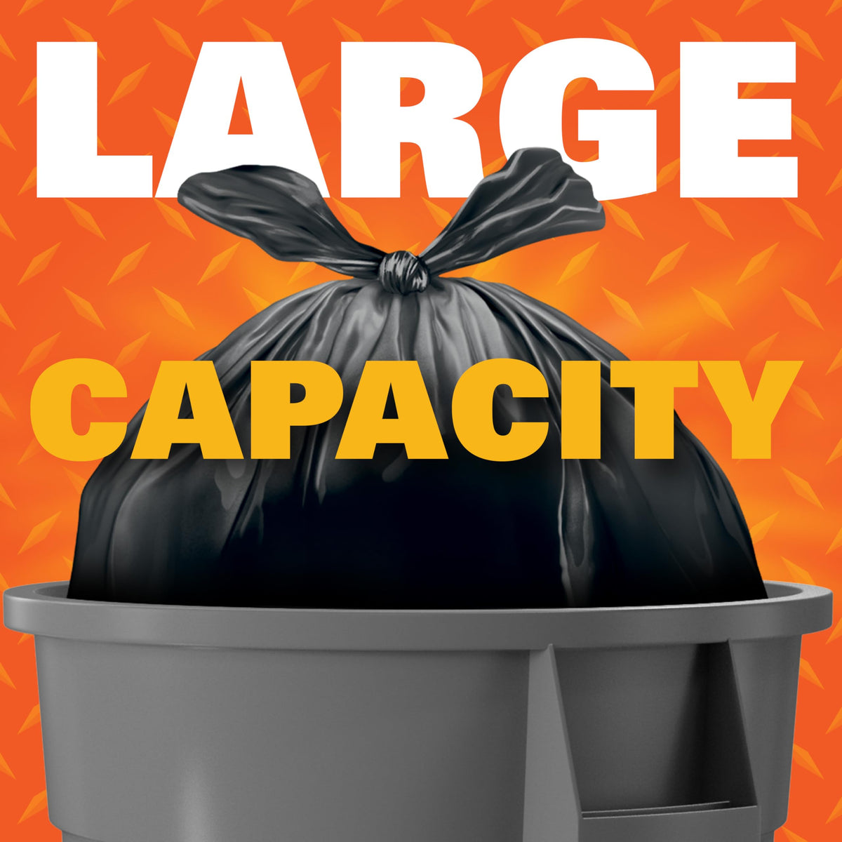 Black 30 Gallon Trash Bags G852