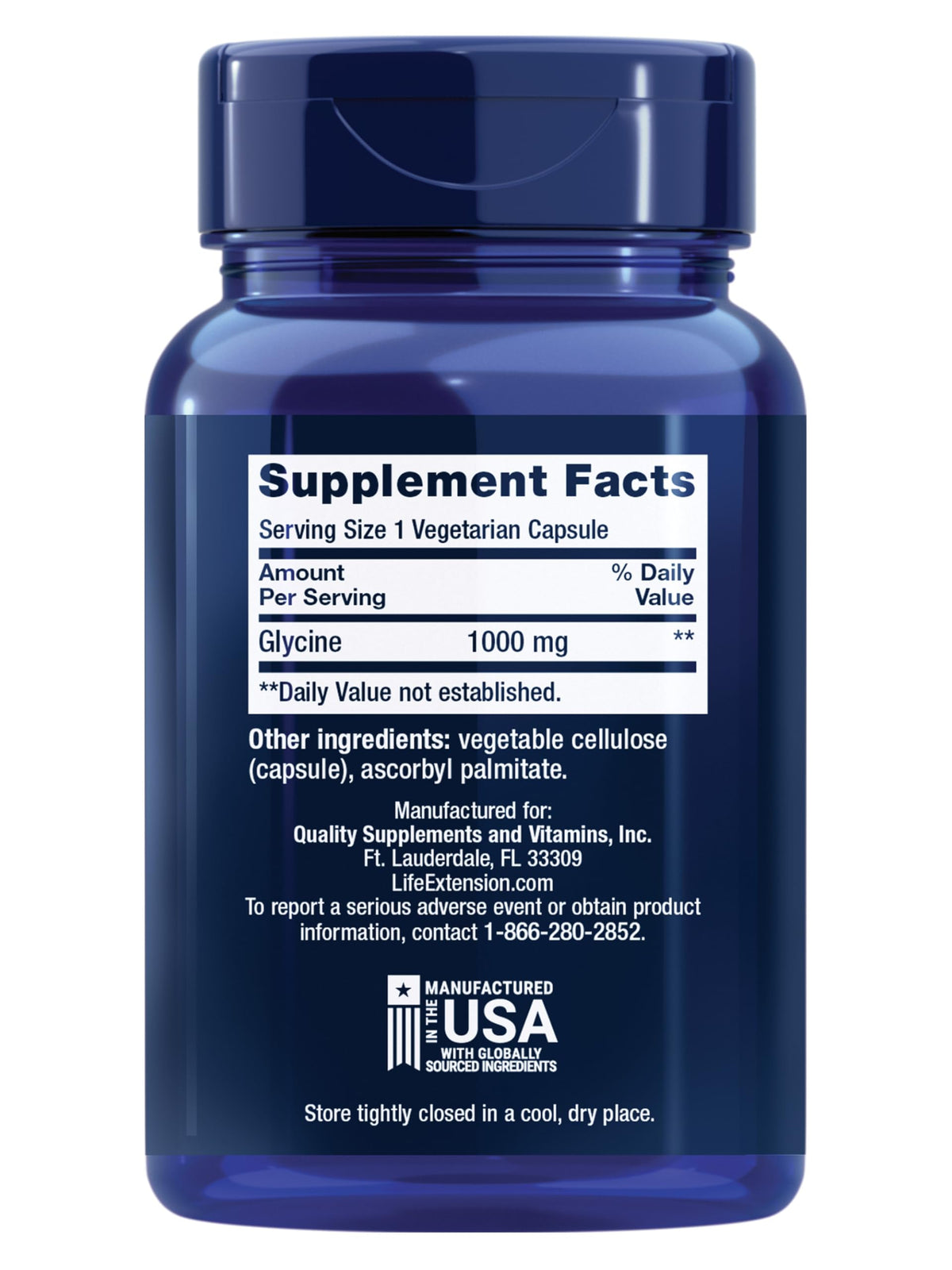 Glycine 1000 mg 100 Capsules P630822