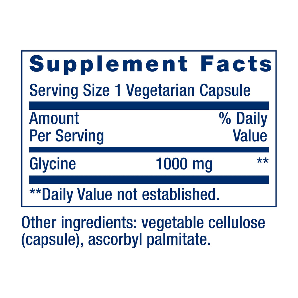 Glycine 1000 mg 100 Capsules P630822