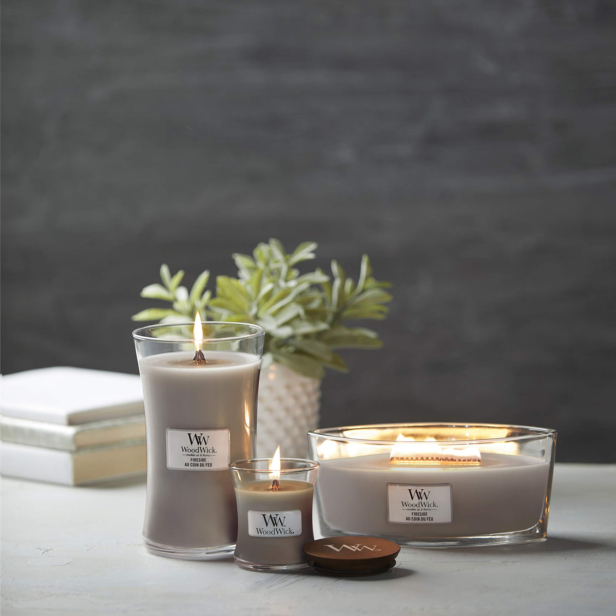 Large Scented Candle with Crackling Wick I169