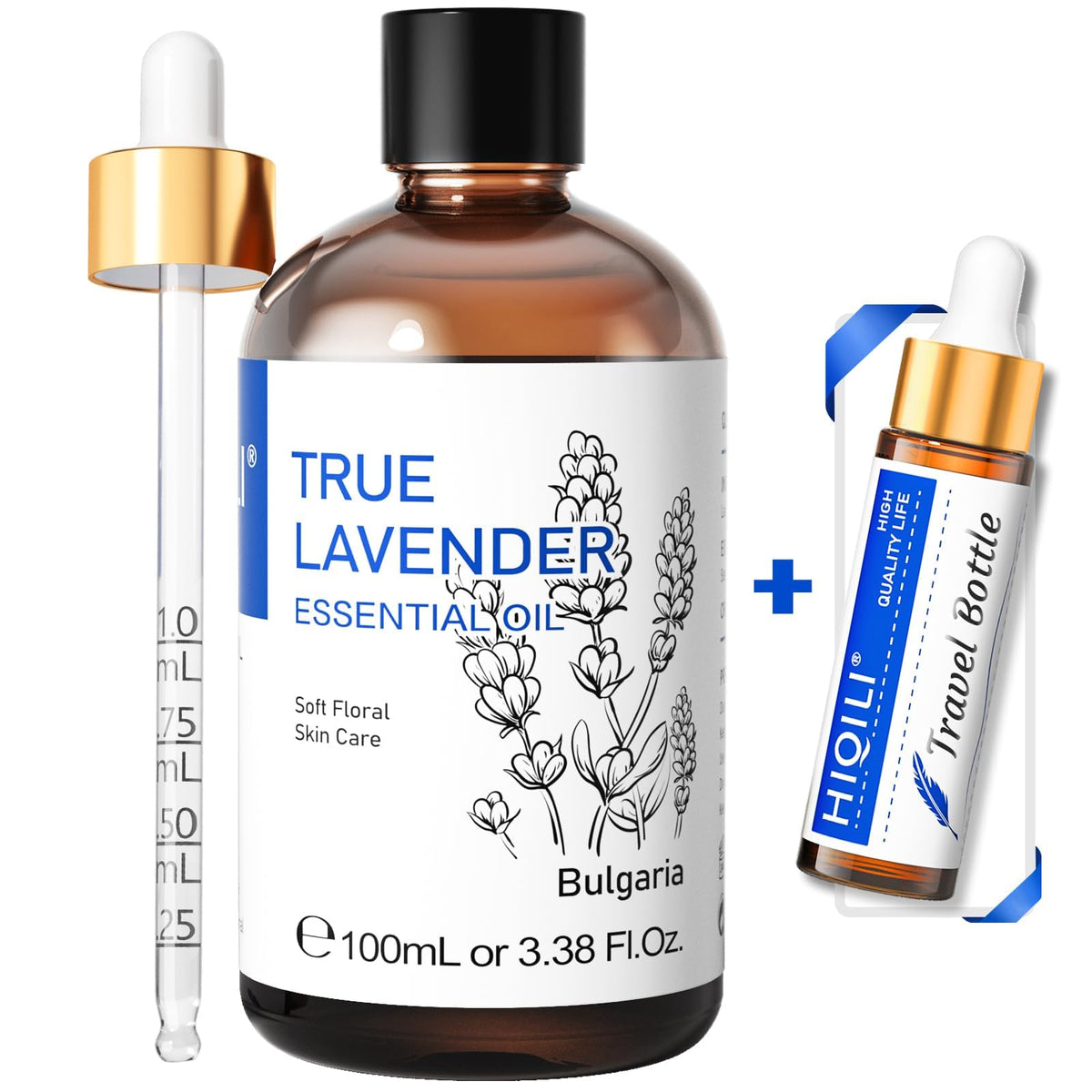 100ML Lavender Essential Oil & 150ML Fragrance Oil E5303