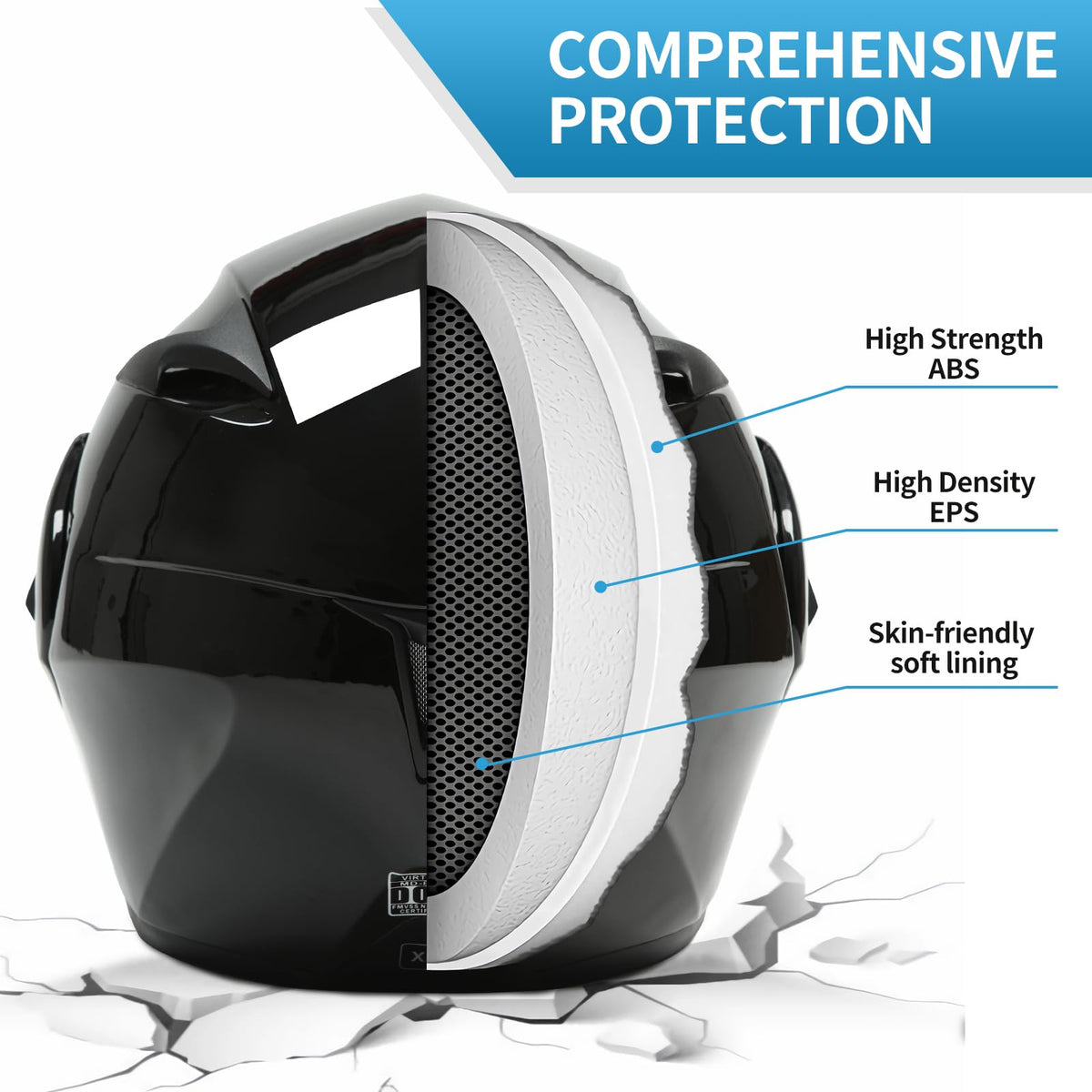 DOT Approved Bluetooth Modular Helmet H4456