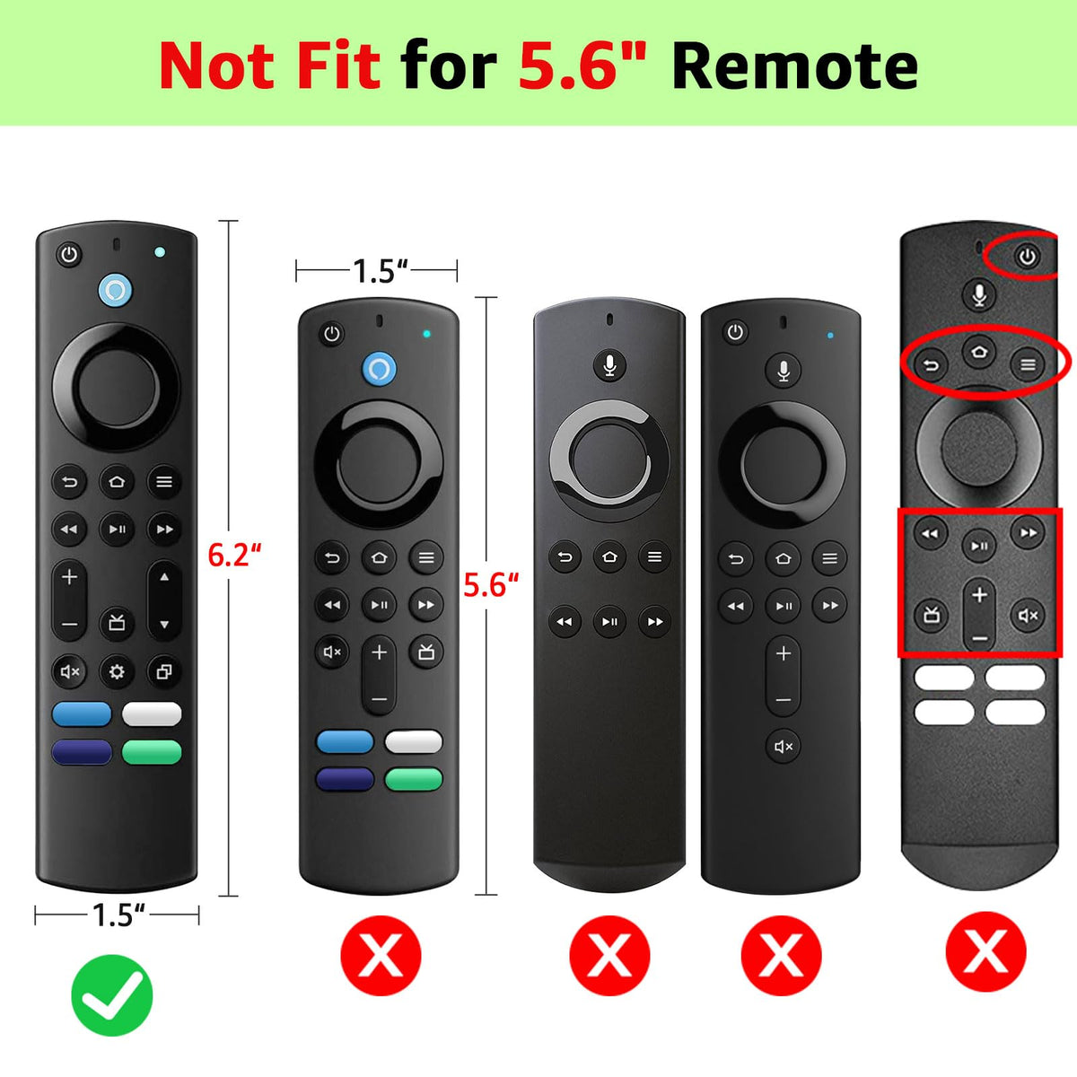 Silicone Remote Cover Glow in The Dark with Lanyard J46629