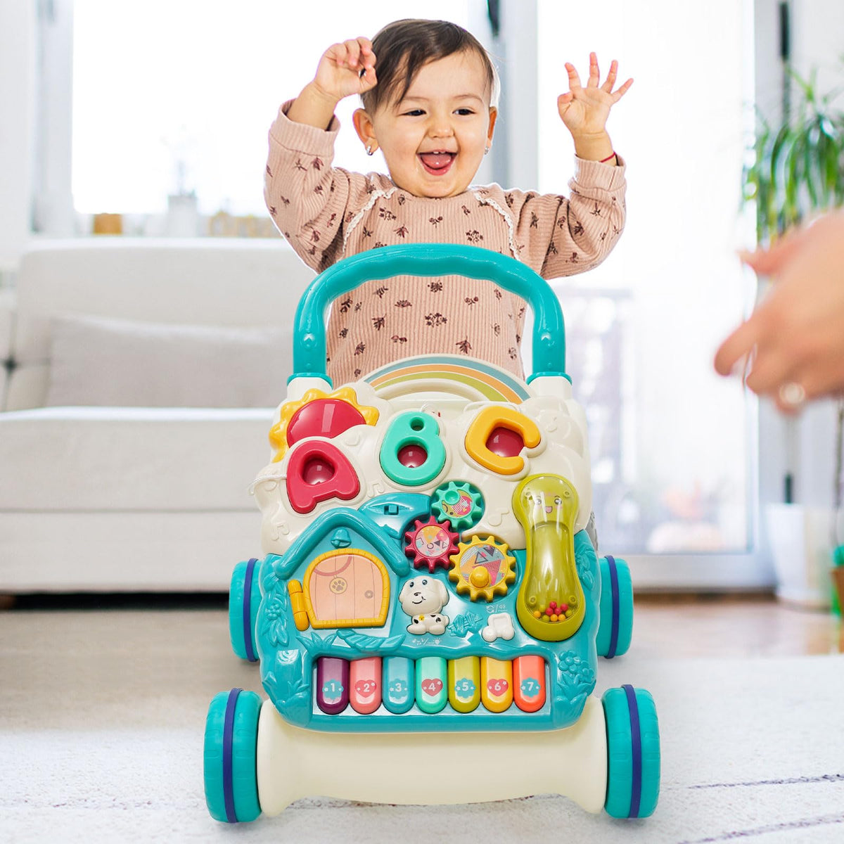 3 in 1 Baby Walker with Sounds Music Play Panel L754