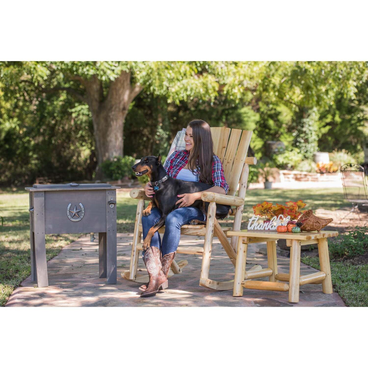 Rocking Chair Wood Rocker A6793