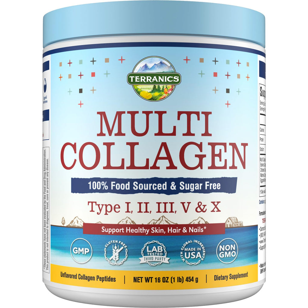 Multi Collagen Peptides Type I II III V X Hydrolyzed Collagen O428