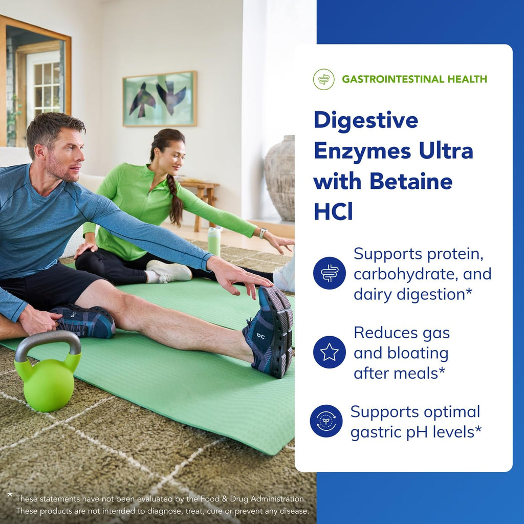 Digestive Enzymes Ultra with Betaine HCl, 180 Capsules G9546