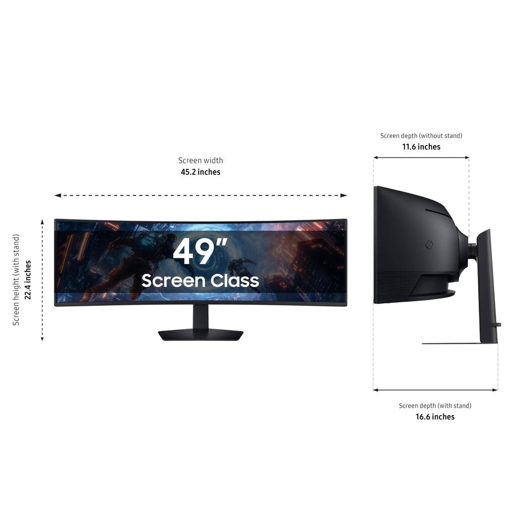 49-inch Curved Ultra-Wide Gaming Monitor N163