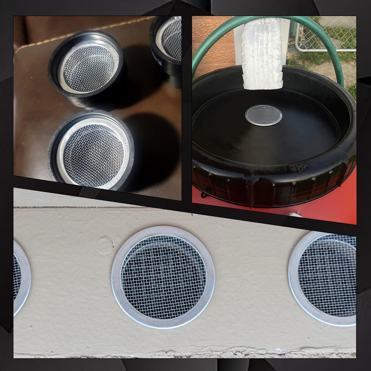 2-Inch Round Open Screen Vent 6 Pack I132794
