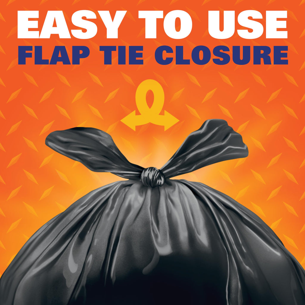 Black 30 Gallon Trash Bags G852