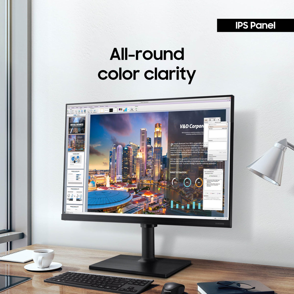 24-Inch FHD 1080p IPS Computer Monitor V19073