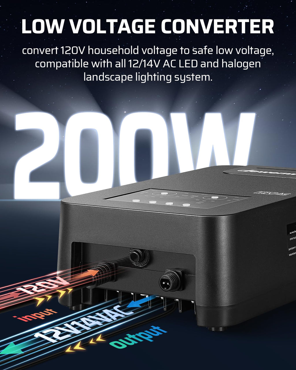 200W Low Voltage Transformer T4916