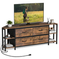 Brown Corner TV Stand with Drawer W496382