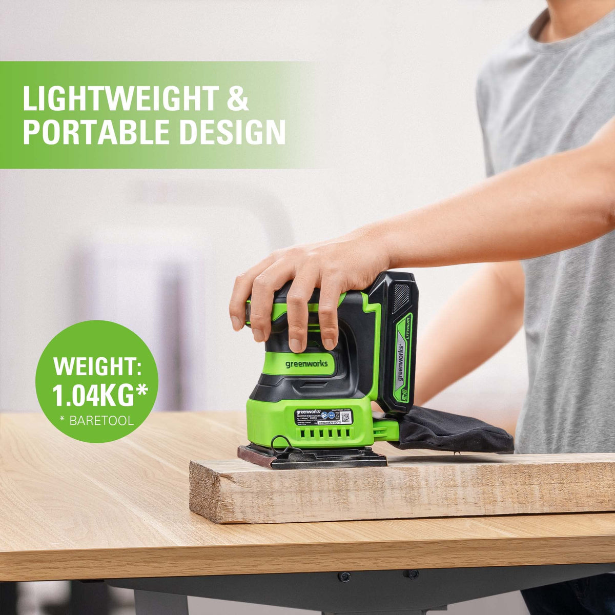 Cordless Quarter Sheet Sander P816