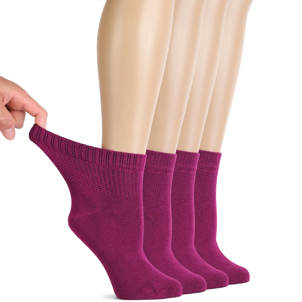 Bamboo Seamless Ankle Socks F94515