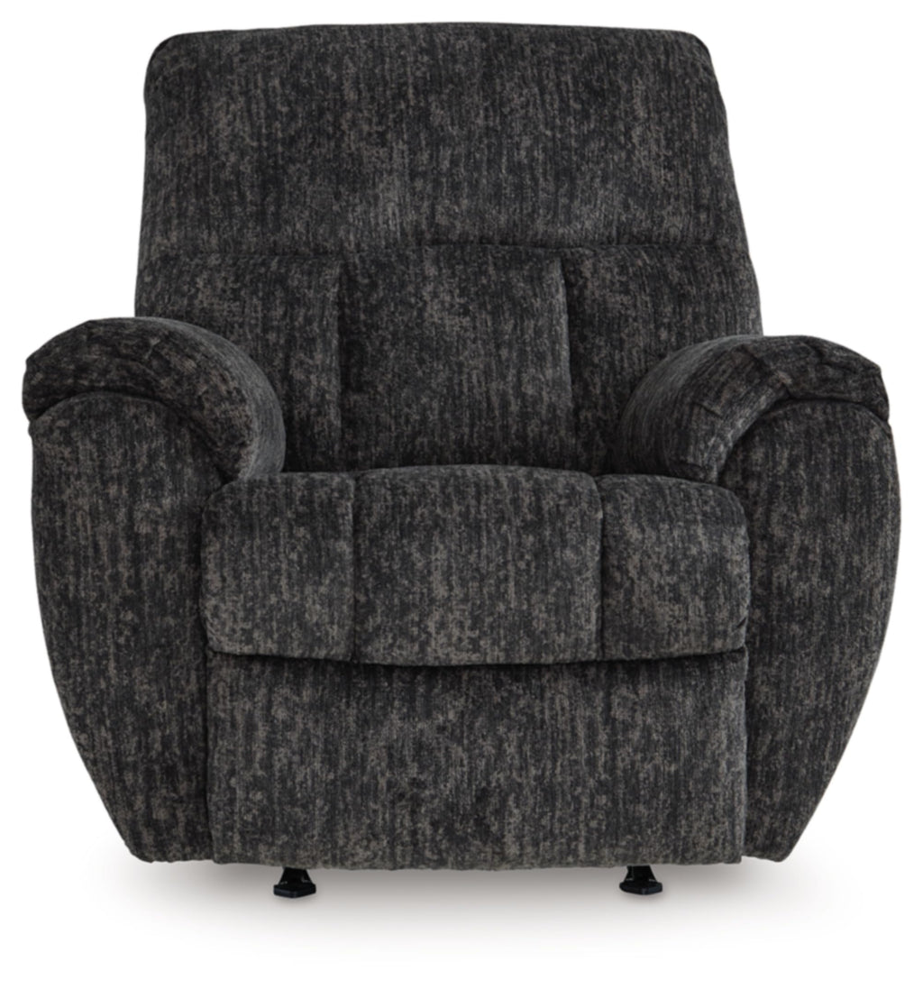 Gray Chenille Rocker Recliner Chair H57417