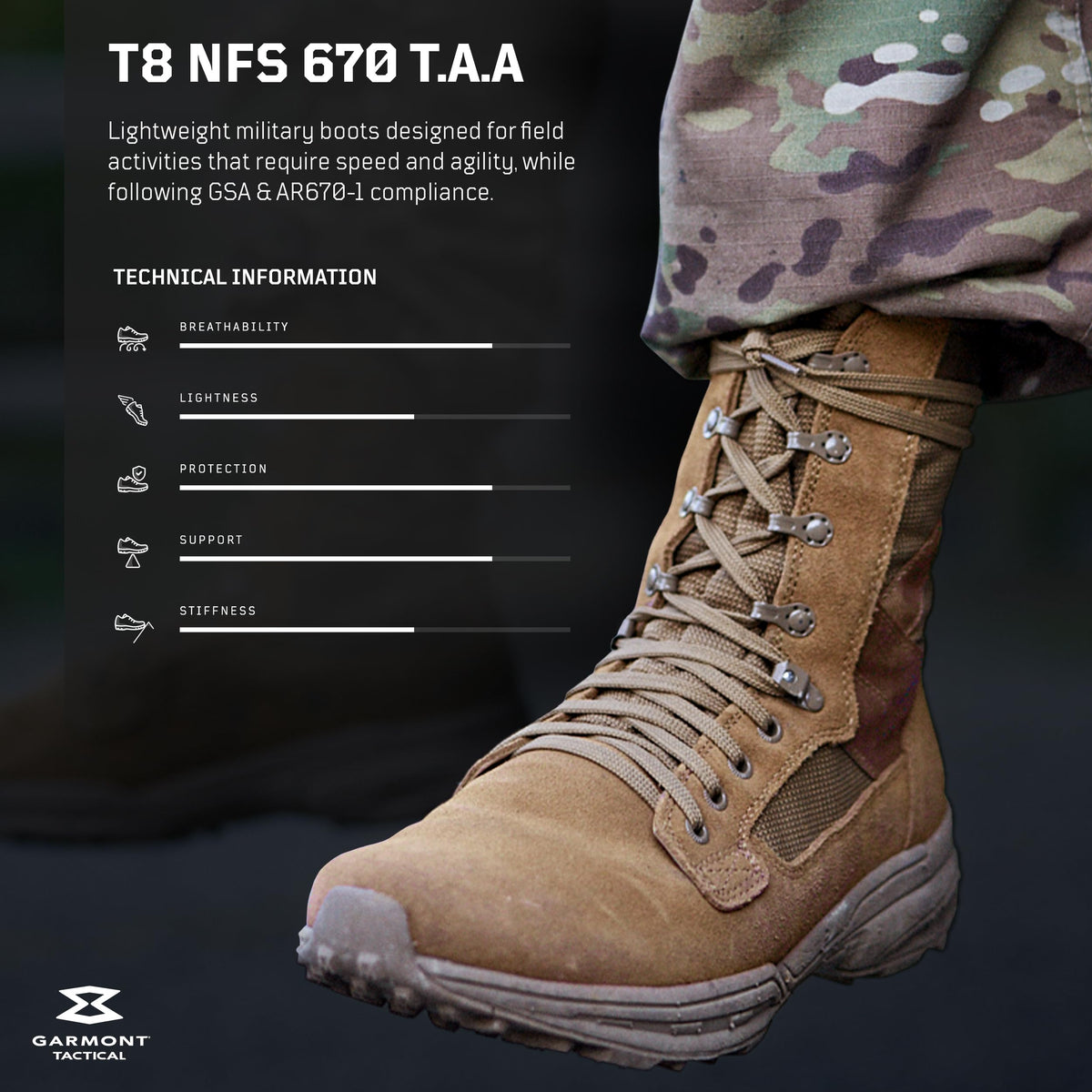 Suede Combat Boots P336388