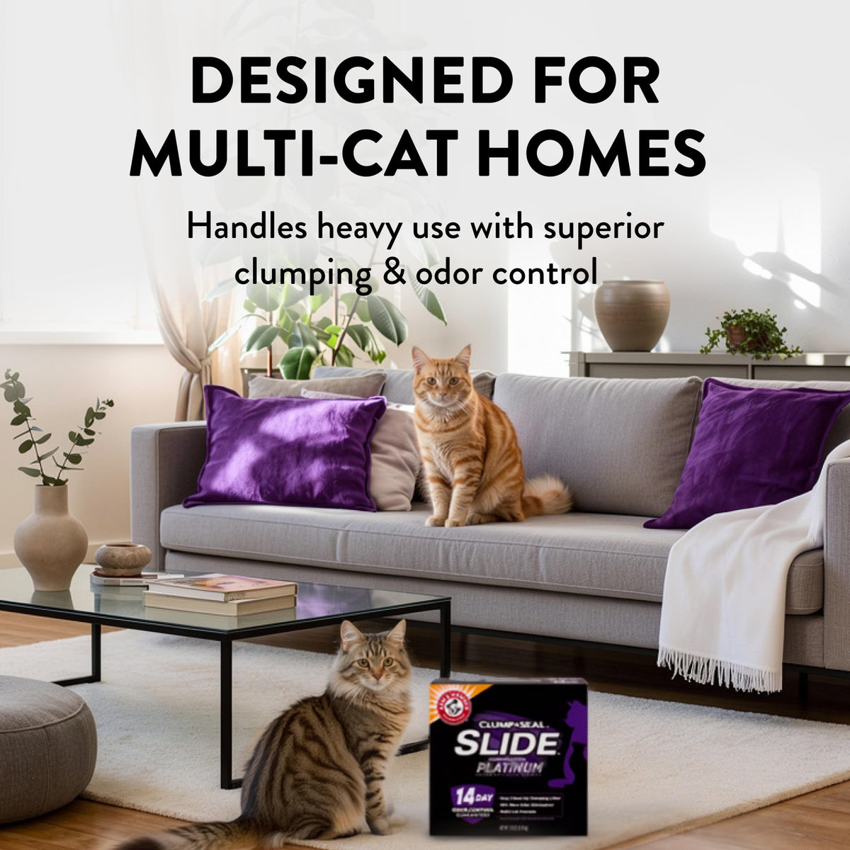 Clumping Cat Litter, 18 lbs A8789