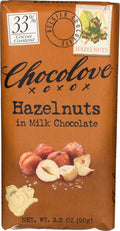 Hazelnut Milk Chocolate Bar 3.2 OZ V261