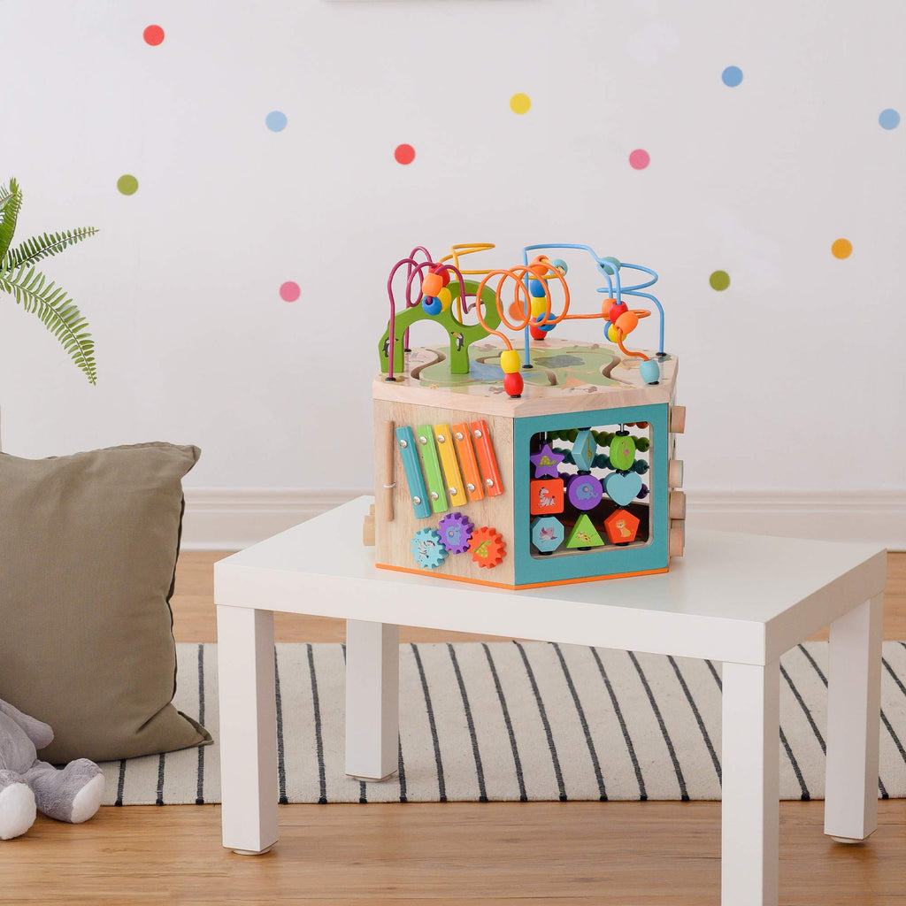 Wooden Activity Cube Station R37508