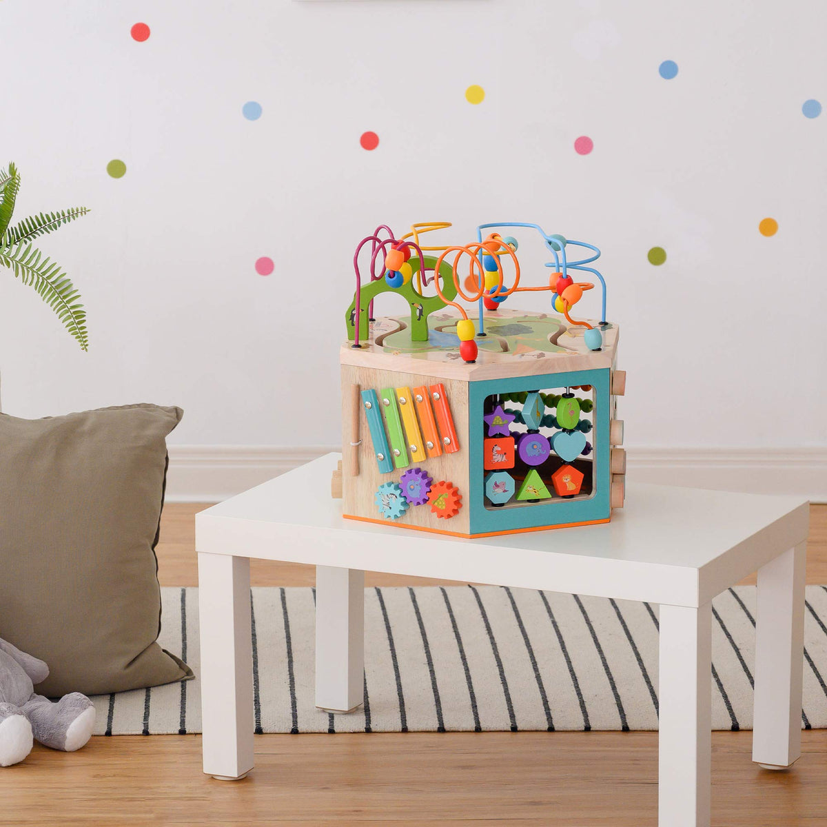Wooden Activity Cube Station R37508