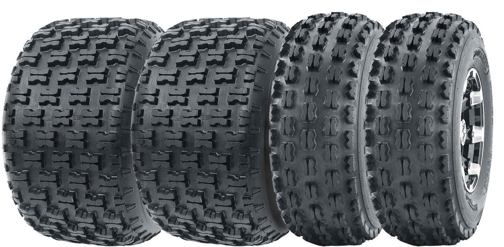 Set of 4 ATV Tires 19x7-8 20x10-9 Q837485