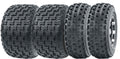 Set of 4 ATV Tires 19x7-8 20x10-9 Q837485