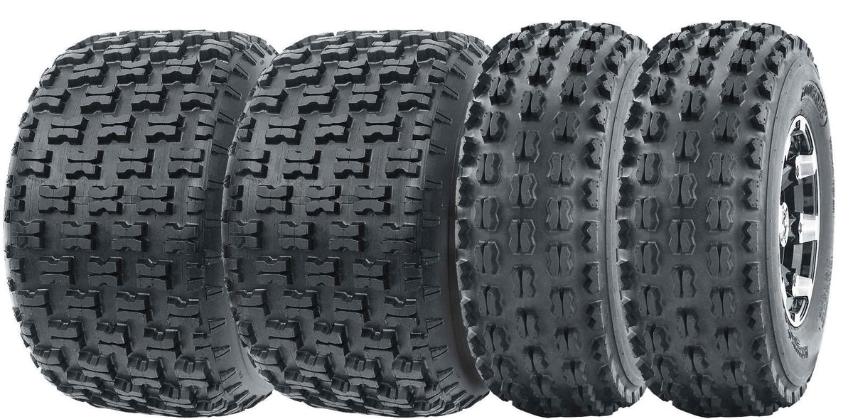 Set of 4 ATV Tires 19x7-8 20x10-9 Q837485