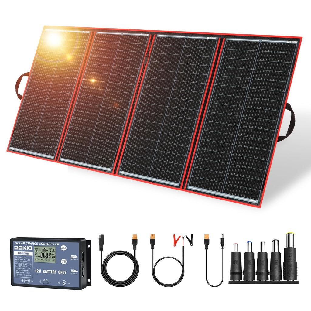 300W Portable Foldable Solar Panel Kit F13402