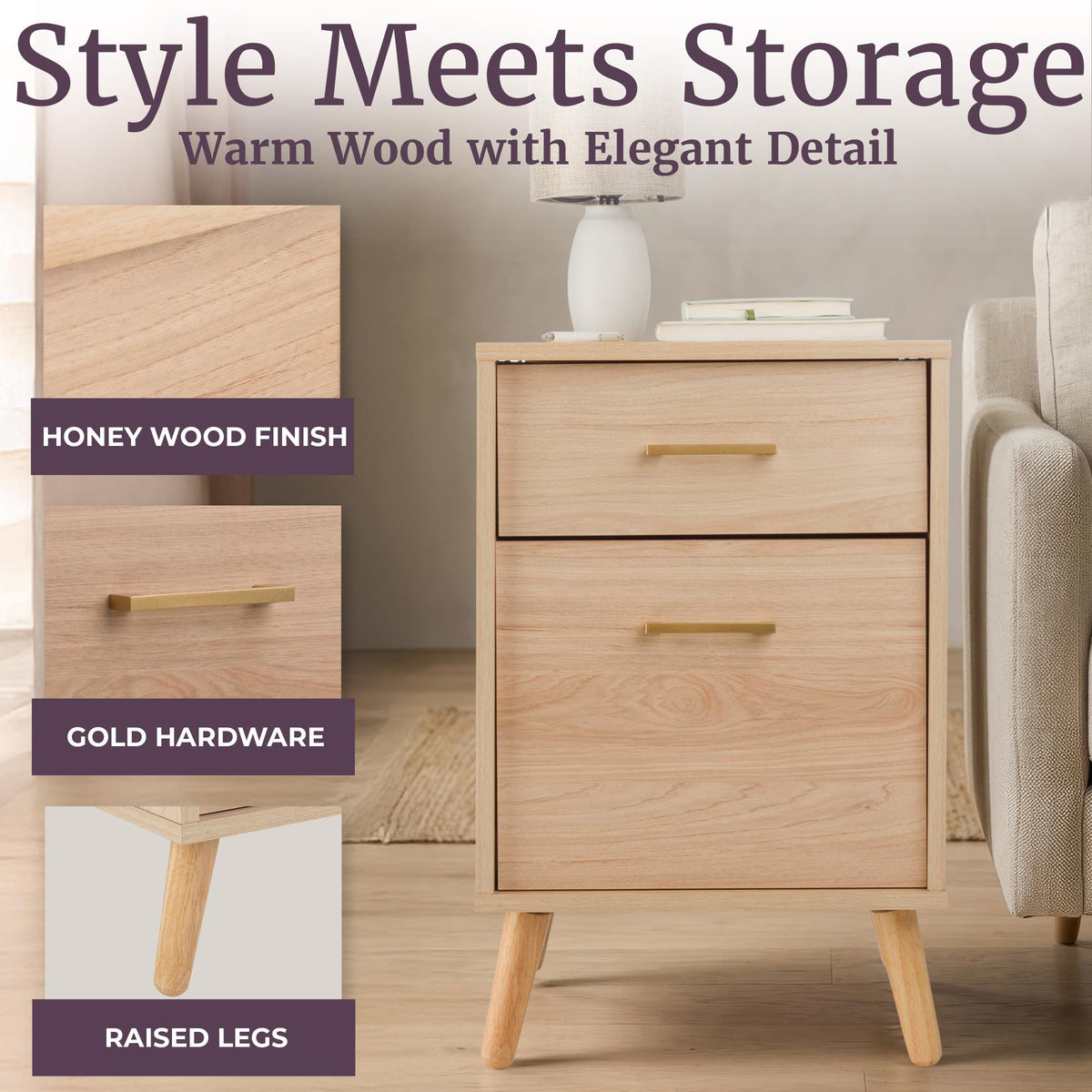 2 Drawer File Cabinet H21371