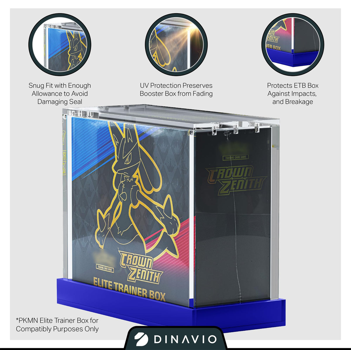 Acrylic Elite Trainer Box Protector Case C67598