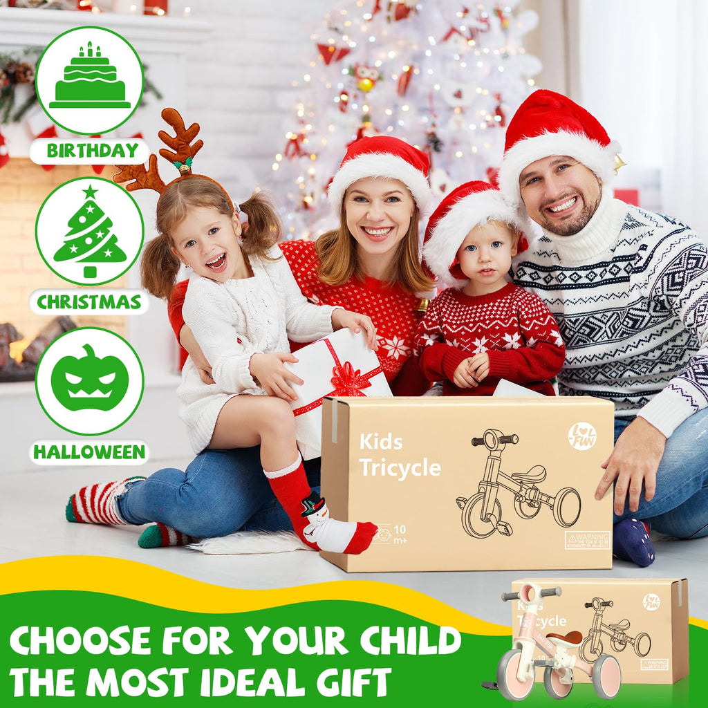 Toddler Balance Bike 4 in 1 Tricycle X25503
