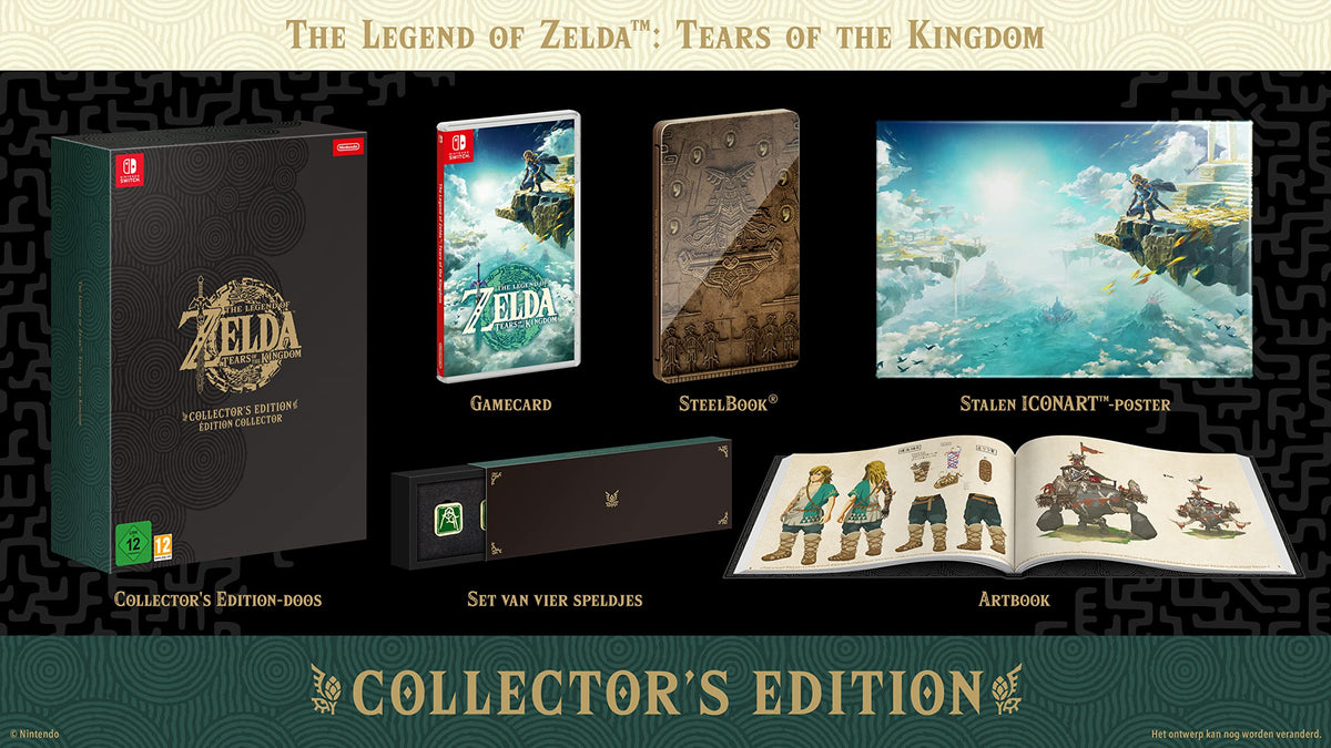 The Legend of Zelda: Tears of the Kingdom Collector's Edition Nintendo Switch Q794