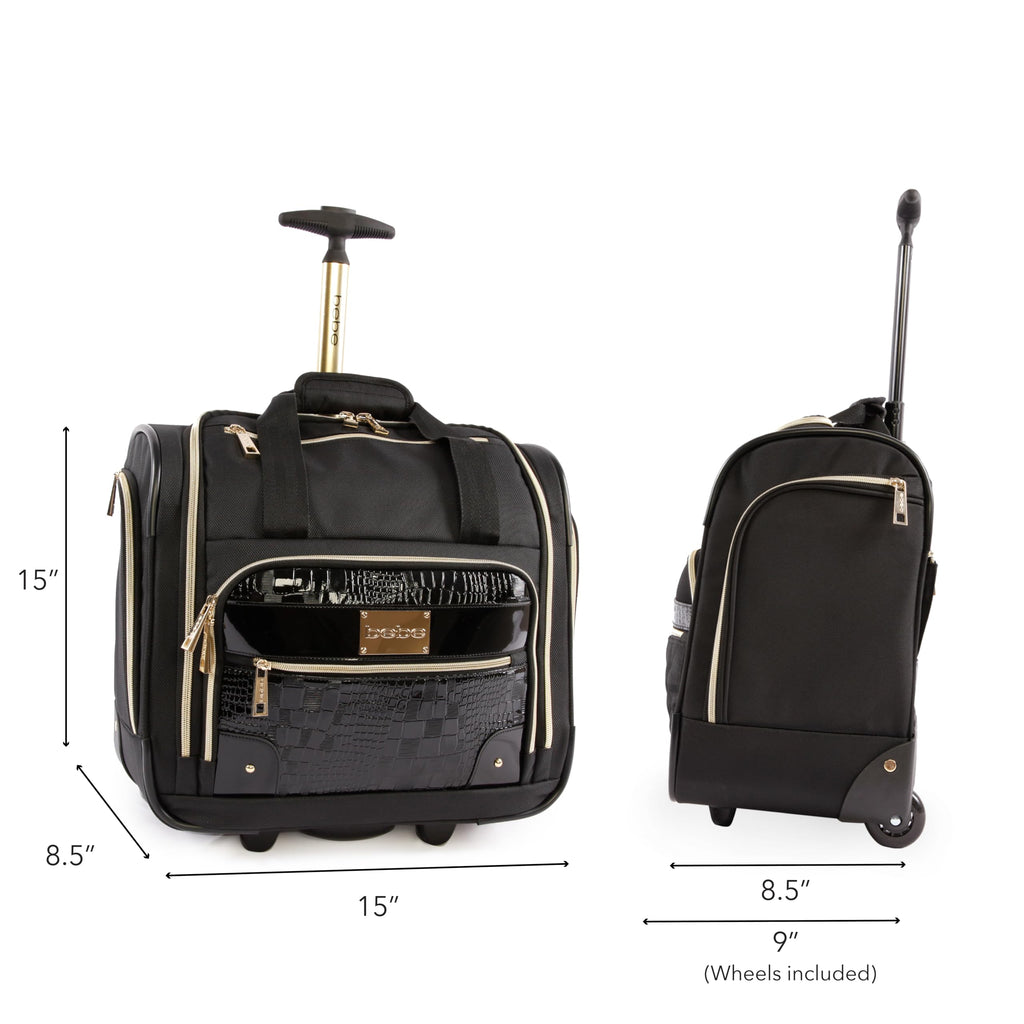 Croc Black Wheeled Under The Seat Carry On Bag K55819