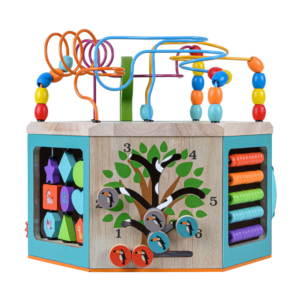 Wooden Activity Cube Station R37508