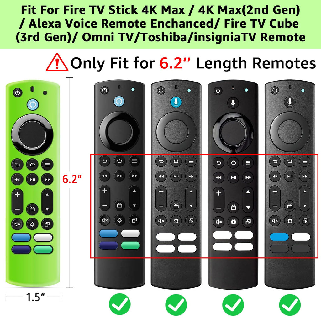 Silicone Remote Cover Glow in The Dark with Lanyard J46629
