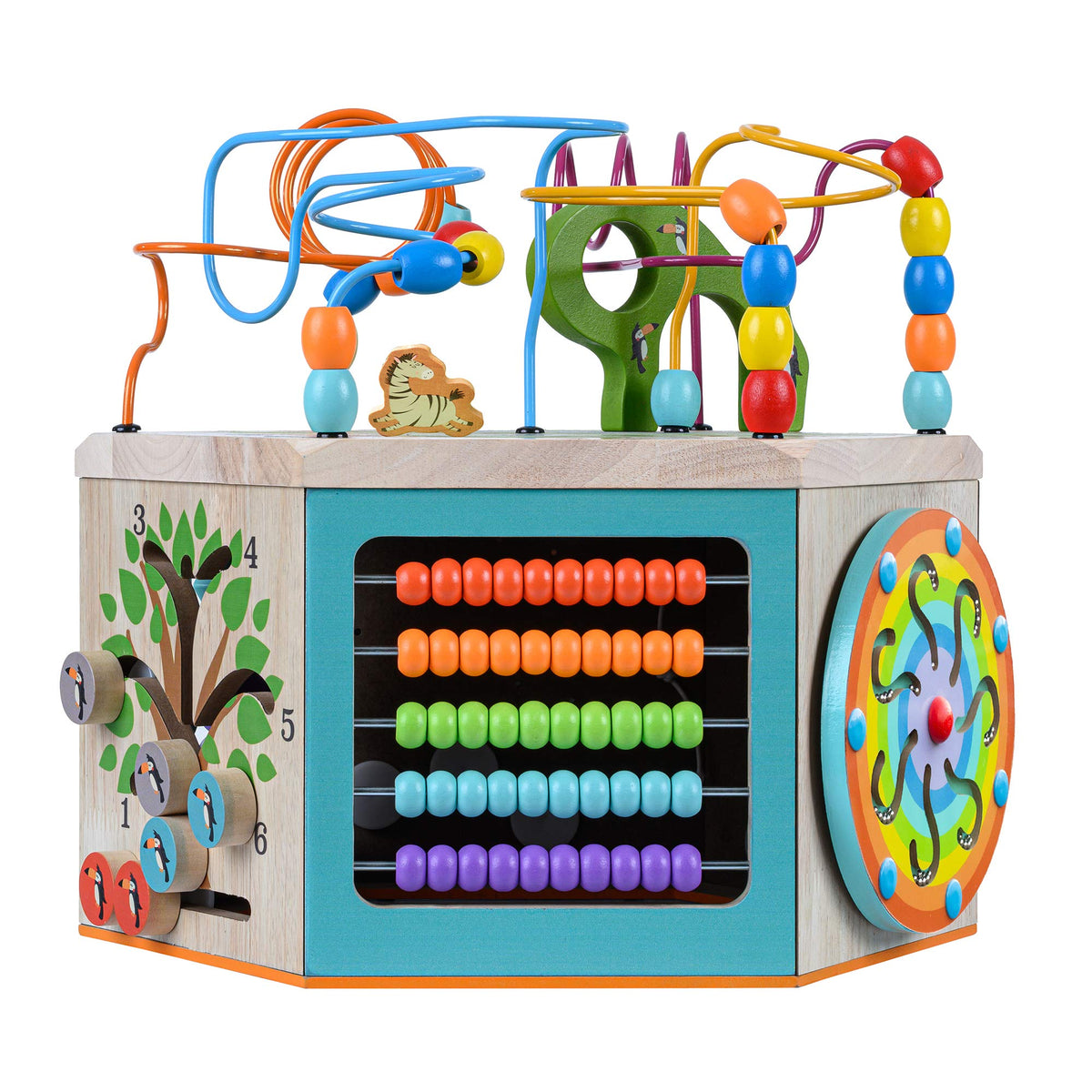 Wooden Activity Cube Station R37508