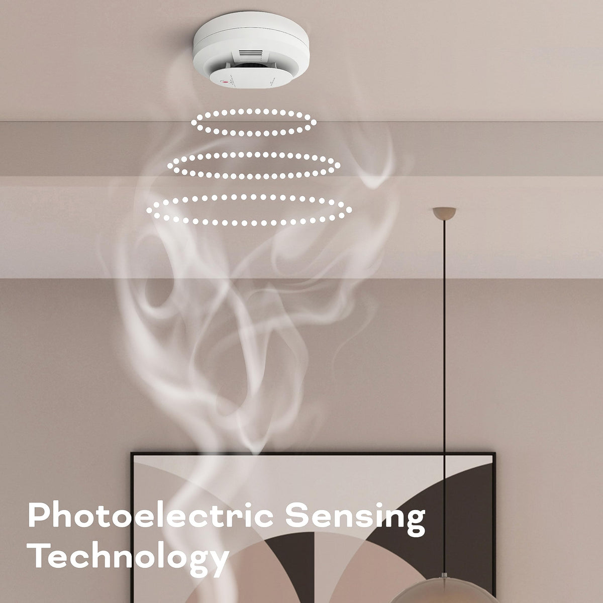 Hardwired Smoke & Carbon Monoxide Detector with Battery Backup, 2 Pack F4141