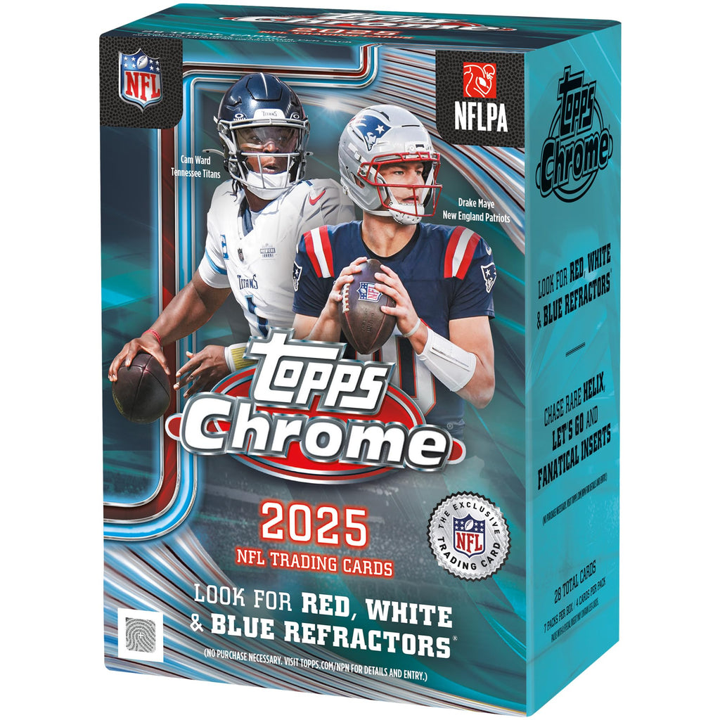 2025 Topps Chrome NFL Football Value Box P5870
