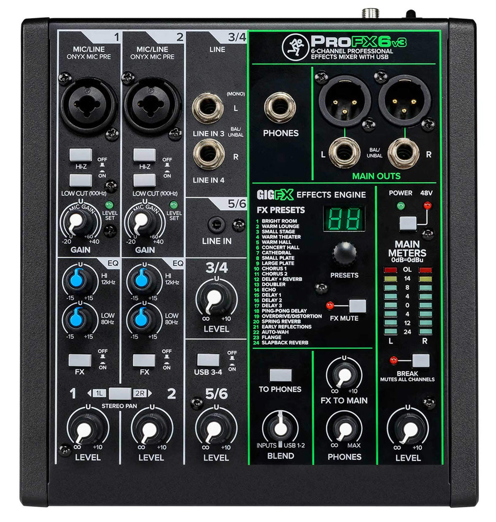 15" Active DJ Speaker Pair with Mixer Z813078