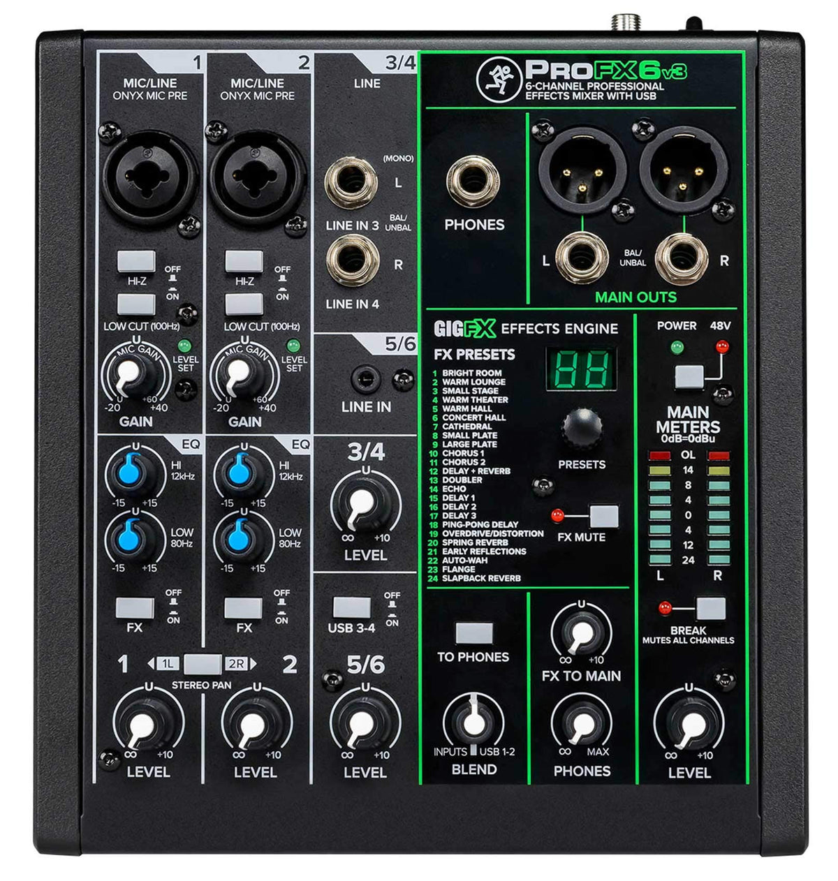 15" Active DJ Speaker Pair with Mixer Z813078