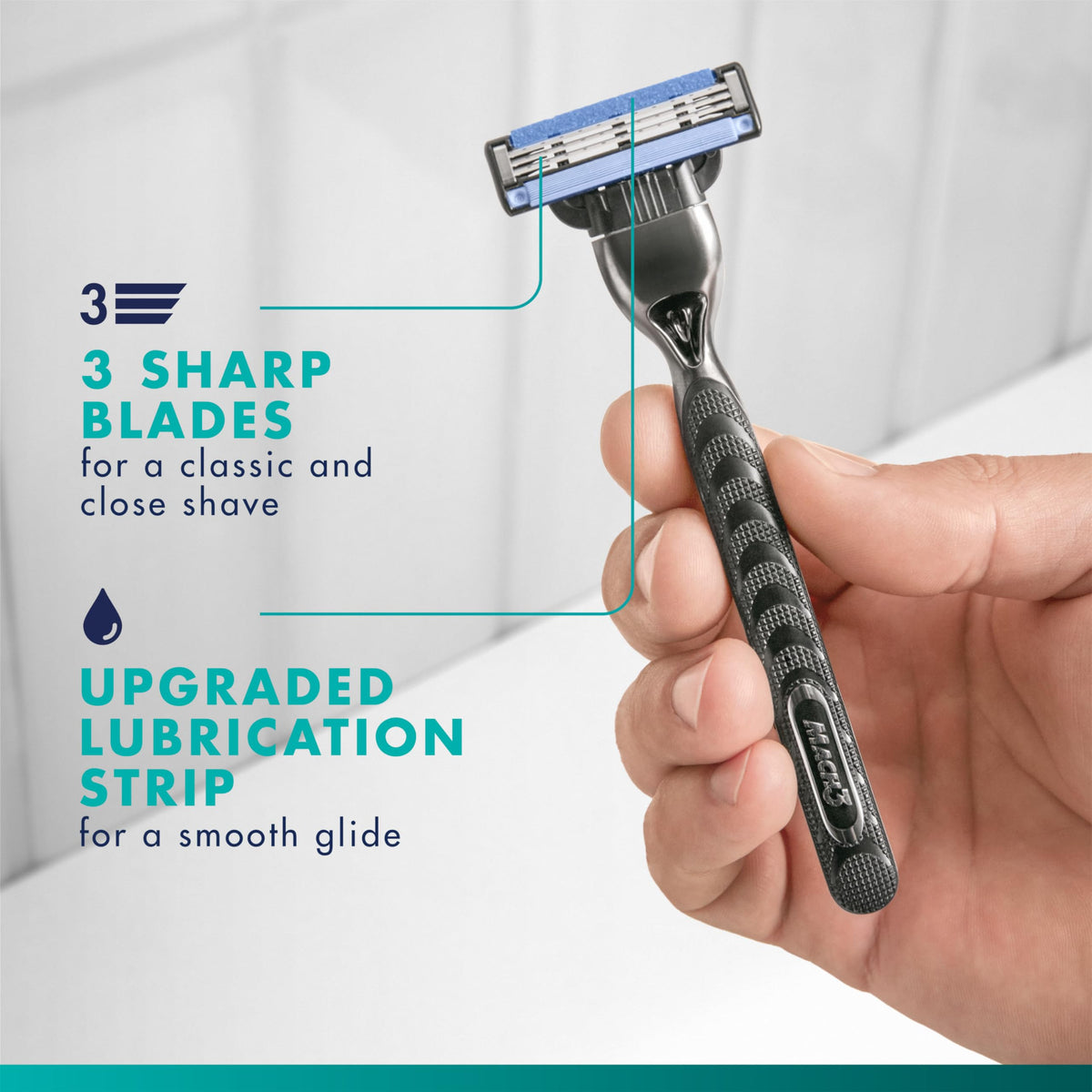 Men's Razor Blades, 15 Blade Refills U783927